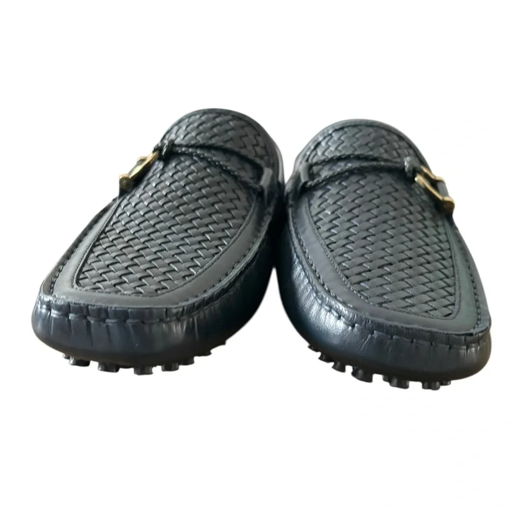 Carlos by Carlos Santana Blue Slip-On Loafers